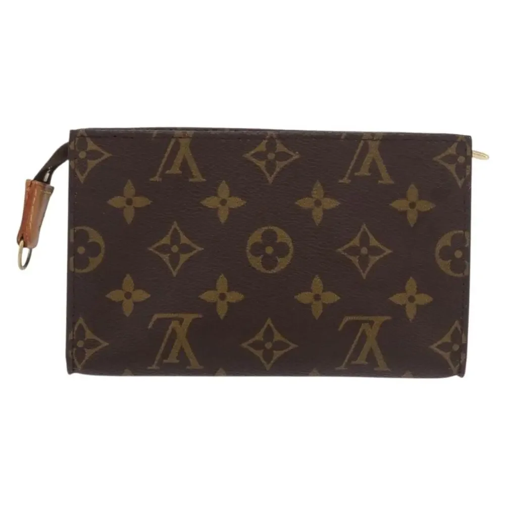 Louis Vuitton Monogram Bucket PM Accessory Pouch Brown